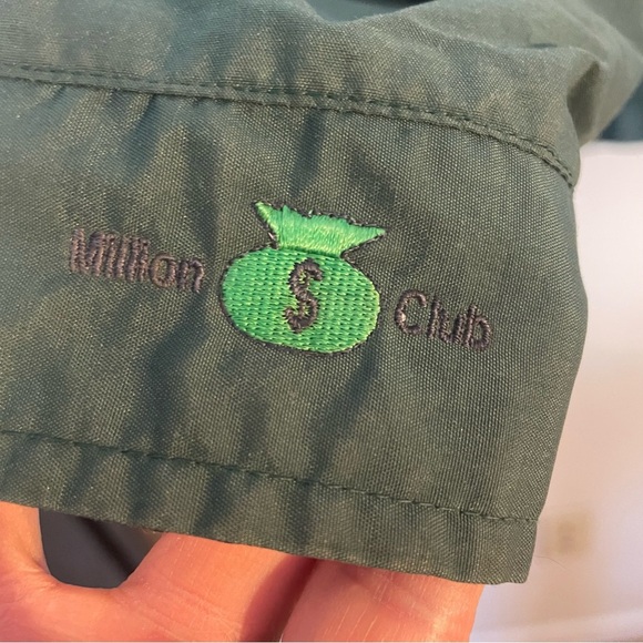 Champion men’s jacket NBC Sports emblem(with peacock) forest green size small - Picture 8 of 8